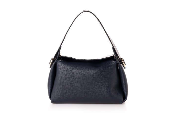 Vince Camuto Trieste - Bolso Azul Marino de Piel de Polivinilo, Elegante y Sofisticado, Ideal para Cualquier Ocasión, 29x11x16cm
